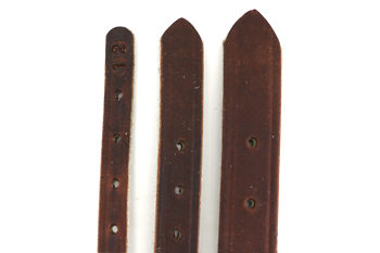 Amish Leather Collars in widths 1", 1/2", and 3/4"