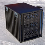 Image of Powder Coated Full Vent Aluminum Crate