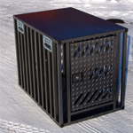 Image of Full Vent 2-Door Powder Coated Dog Crate