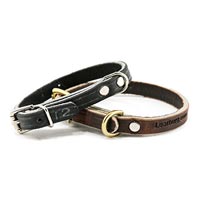 Image of 1/2" Leather Puppy Collar