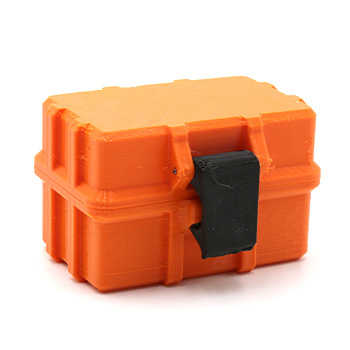 Empty 1 Odor Kit Case - Orange