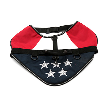 Patriotic Service Dog Vest - Large