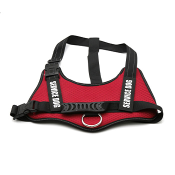 Padded Service Dog Vest - Red - XL