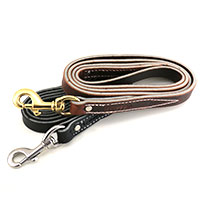 3/4" Leather Leash - 4ft or 6ft