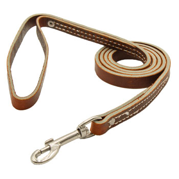 1/2" Lightweight Leather Leash - 4ft or 6ft