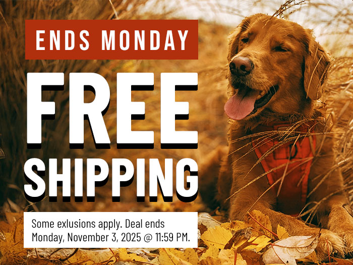 Free Shipping Ends on Monday