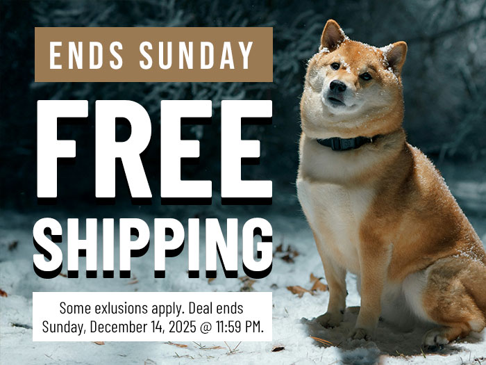 Free Shipping Ends on Sunday