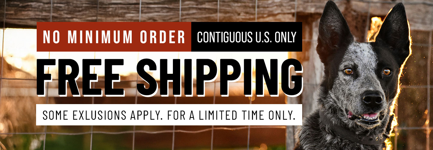 Free Shipping: No Minimum Order