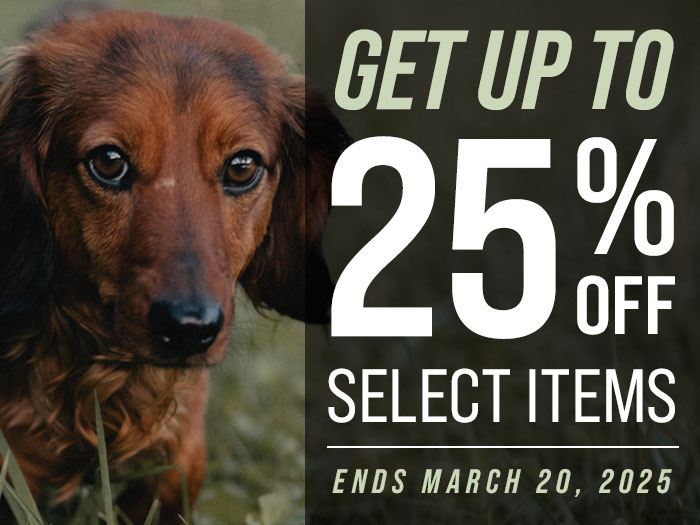 Up to 25% Off Select Items