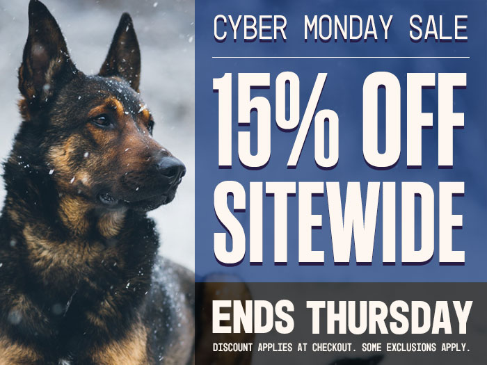 Cyber Monday - 15% Off Sitewide