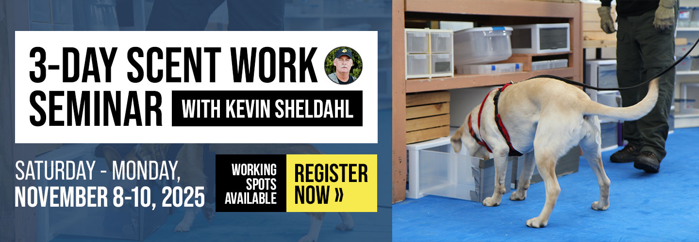 Kevin Sheldahl Scent Work Seminar