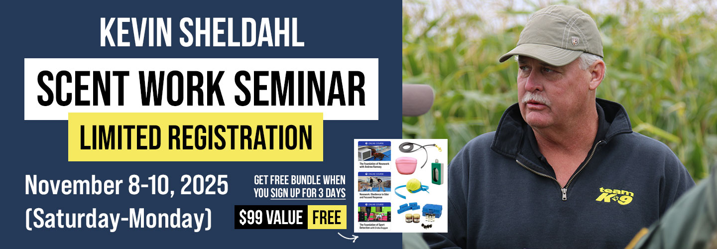 Kevin Sheldahl Scent Work Seminar