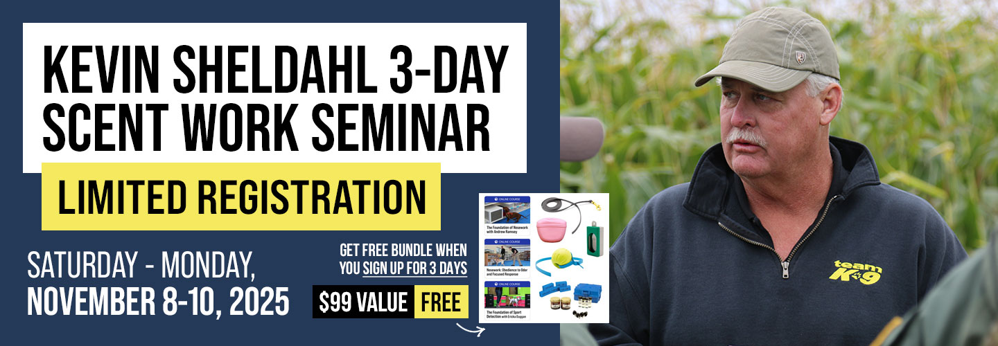 Kevin Sheldahl Scent Work Seminar
