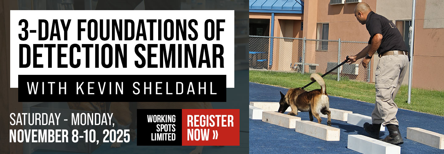 Kevin Sheldahl Scent Work Seminar
