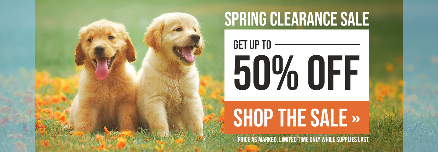 Spring Clearance Sale - Up to 50% Off