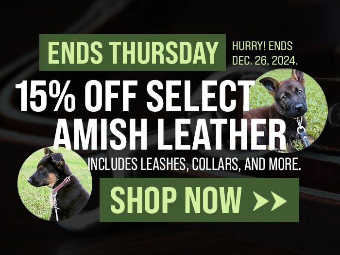 15% Off Select Amish Leather Products