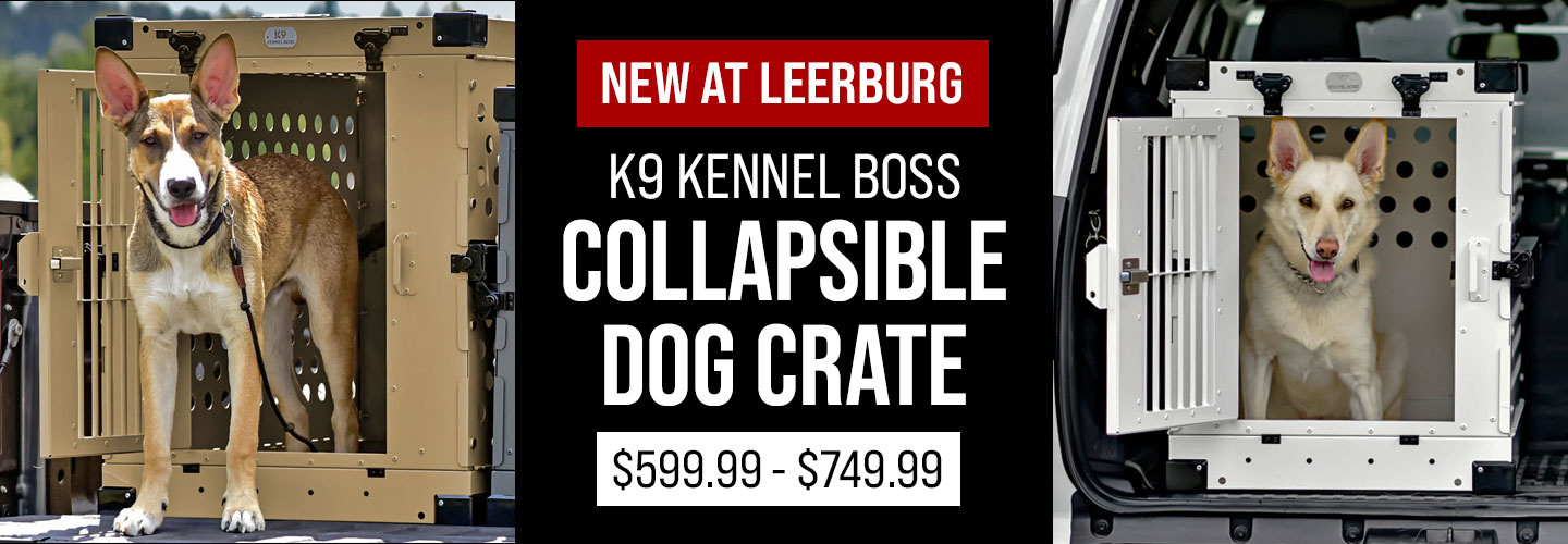 New at Leerburg: Collapsible Dog Crate
