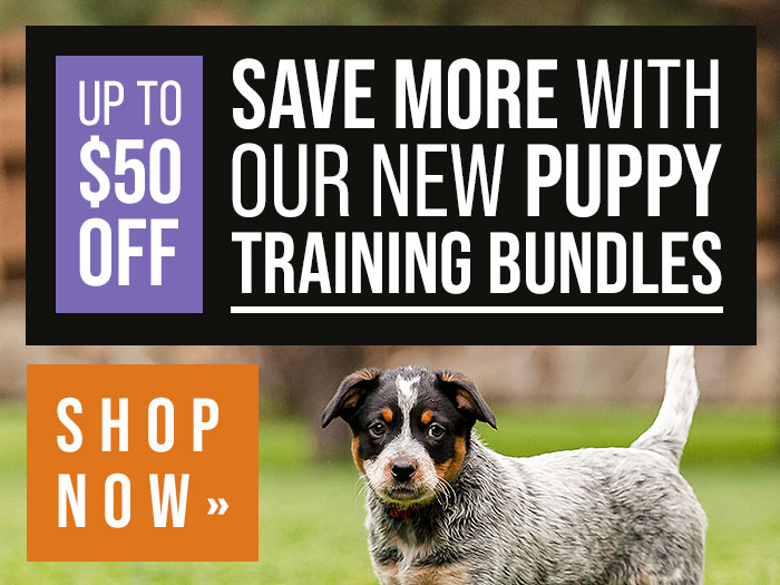 Save Up to $50 with Our New Puppy Training Bundles