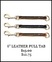 6 inch Leerburg Leather Pull Tab
