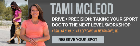 Tami McLeod Seminar | Drive + Precision: Taking Your Sport Dog to the Next Level Workshop