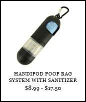 HandiPOD Poop Bag System with Sanitizer