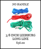 3/8 inch Leerburg Long Line - No Handle
