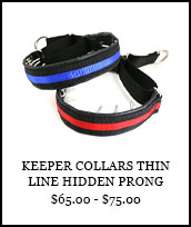 Keeper Collars Thin Line Hidden Prong