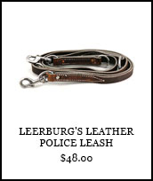 Leerburg's Leather Police Leash