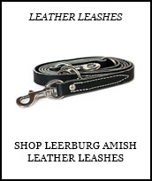 Leerburg Amish Leather Leashes