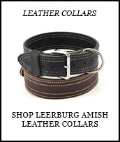 Leerburg Amish Leather Collars