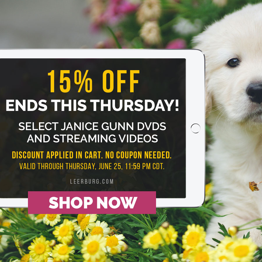 15% off select Janice Gunn DVDs and streaming videos | Ends Thursday, June 25, 11:59PM CDT.