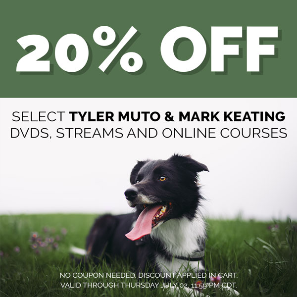 20% off Select DVDs, Streams, and Self-Study Online Courses | Valid through Thursday, July 2 11:59PM CDT