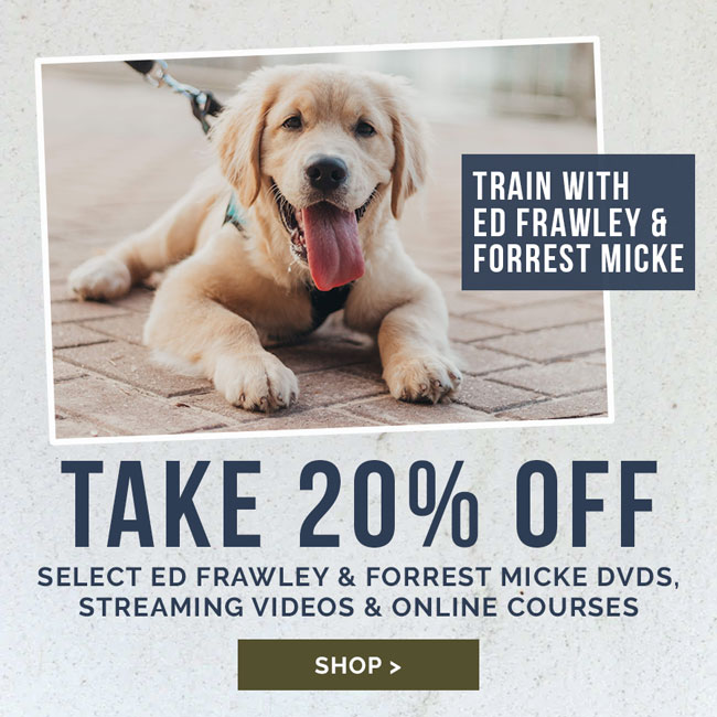 20% off Ed Frawley and Forrest Micke DVDs, Streams and Online Courses | Valid through Thursday, July 16 11:59PM CDT