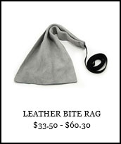 Leather Bite Rag