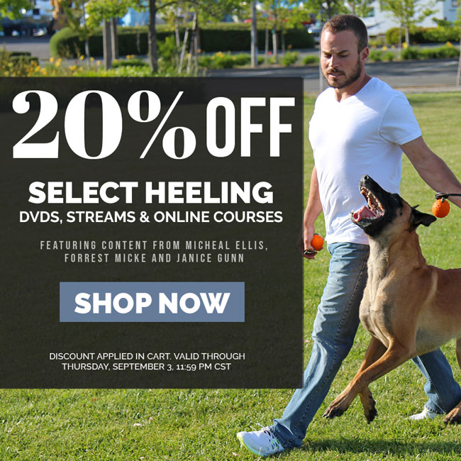 20% OFF select heeling DVDs, streams and online courses. Valid through Thursday, September 3, 11:59PM CDT.