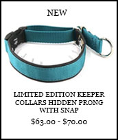 Limited Edition Keeper Collars Hidden Prong with Snap