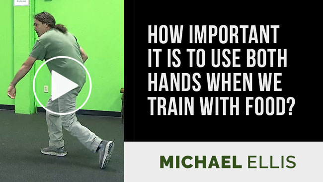 Video:Michael Ellis: How Important it is To Use Both Hands When We Train with Food