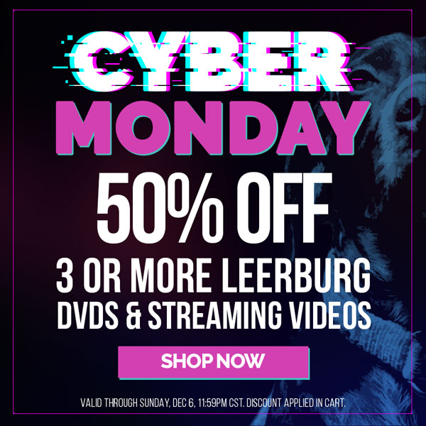 Cyber Monday Sale: Get 50% OFF when you purchase 3 or more Leerburg DVDs or streams