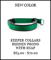 Limited Time - Keeper Collars Hidden Prong with Snap
