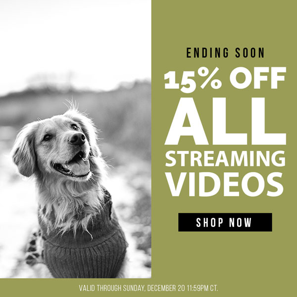 Ending Soon: 15% off all streaming videos. No coupon needed. Valid through Sunday, December, 20, 11:59PM CT.