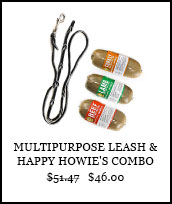 Multipurpose Leash & Happy Howie's Combo