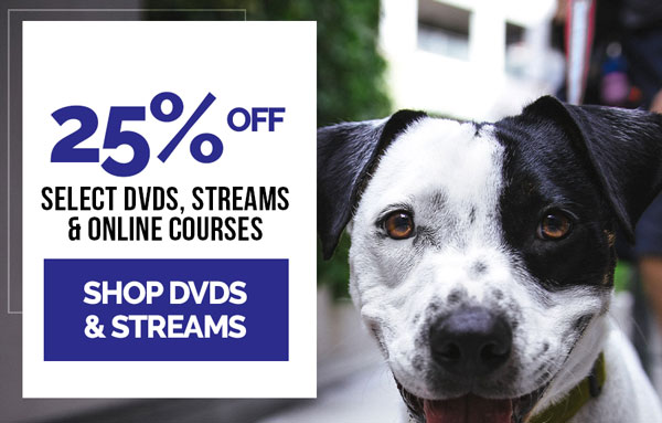 25% off Select Training DVDs & Streams