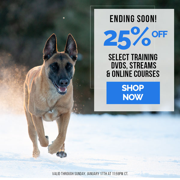 25% off Select Training DVDs & Streams