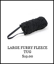 Large Furry Fleece Tug