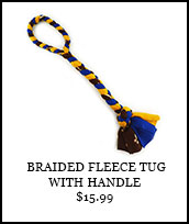 Braided Fleece Tug With Handle