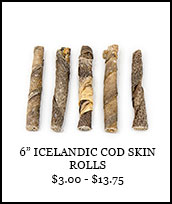 Icelandic Cod Skin Rolls