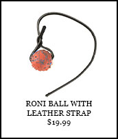 Roni Ball with Leather Strap