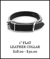 1 Flat Leather Collar
