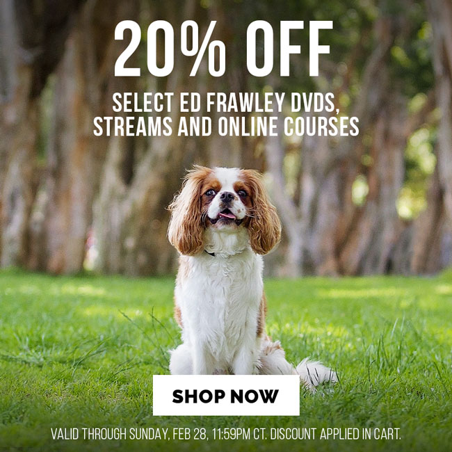 20% off Select Ed Frawley Training DVDs, Streams and Online Courses
