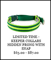 Limited Time - Keeper Collars Hidden Prong with Snape